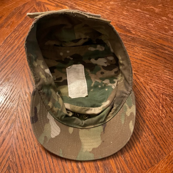 Bernard Cap Company Army Captain Patrol Camouflage Adjustable Velcro Strap Cap! - Picture 14 of 16